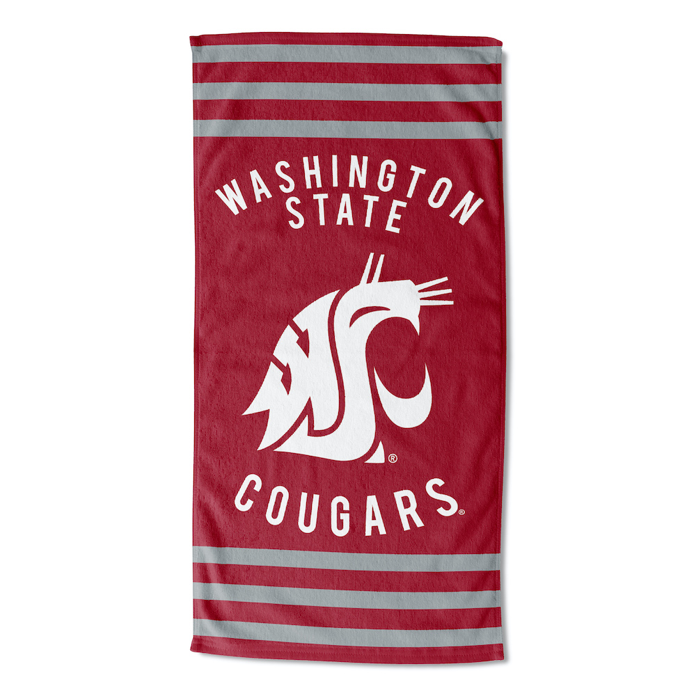 Washington State Cougars Beach Towel