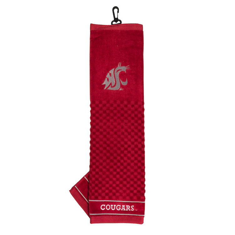 Washington State Cougars Embroidered Golf Towel