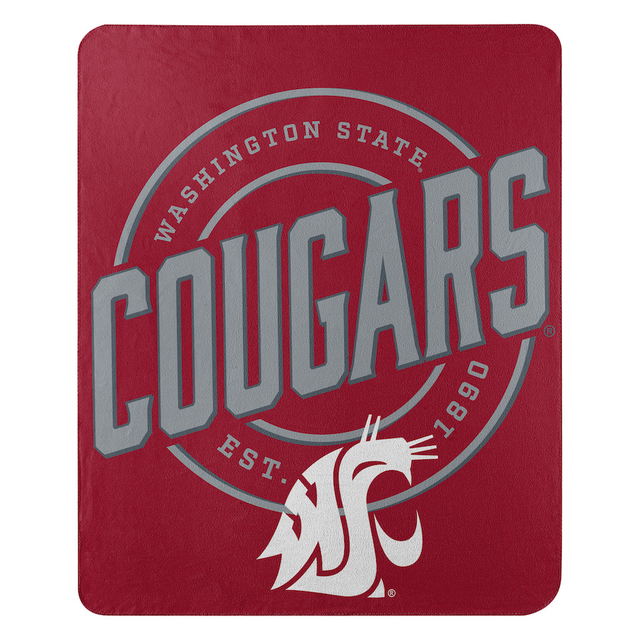 Washington State Cougars Fleece Throw Blanket 50 x 60