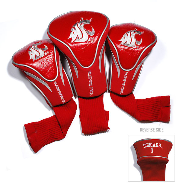 Washington State Cougars 3 Pack Contour Headcovers