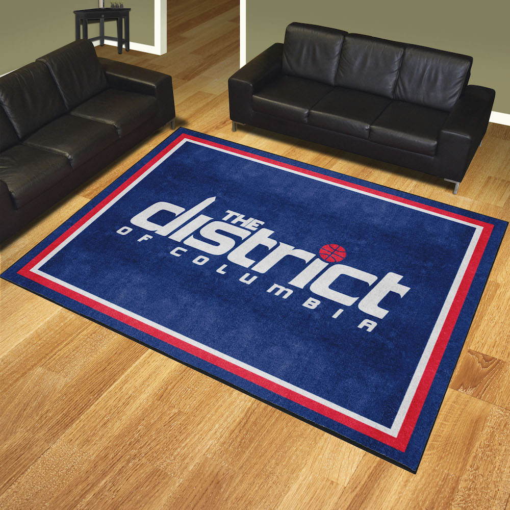 Washington Wizards Ultra Plush 8x10 Area Rug - 2nd Logo