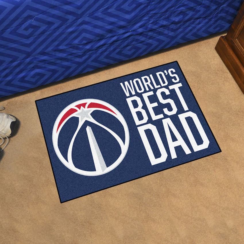 Washington Wizards 20 x 30 WORLDS BEST DAD Floor Mat