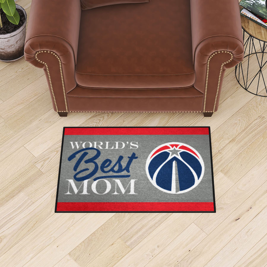 Washington Wizards 20 x 30 WORLDS BEST MOM Floor Mat