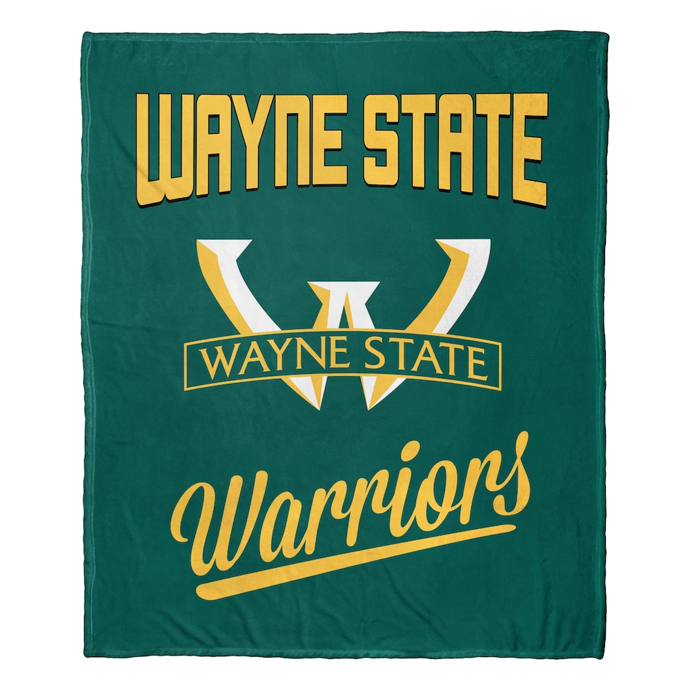 Wayne State Warriors ALUMNI Silk Touch Throw Blanket 50 x 60 inch