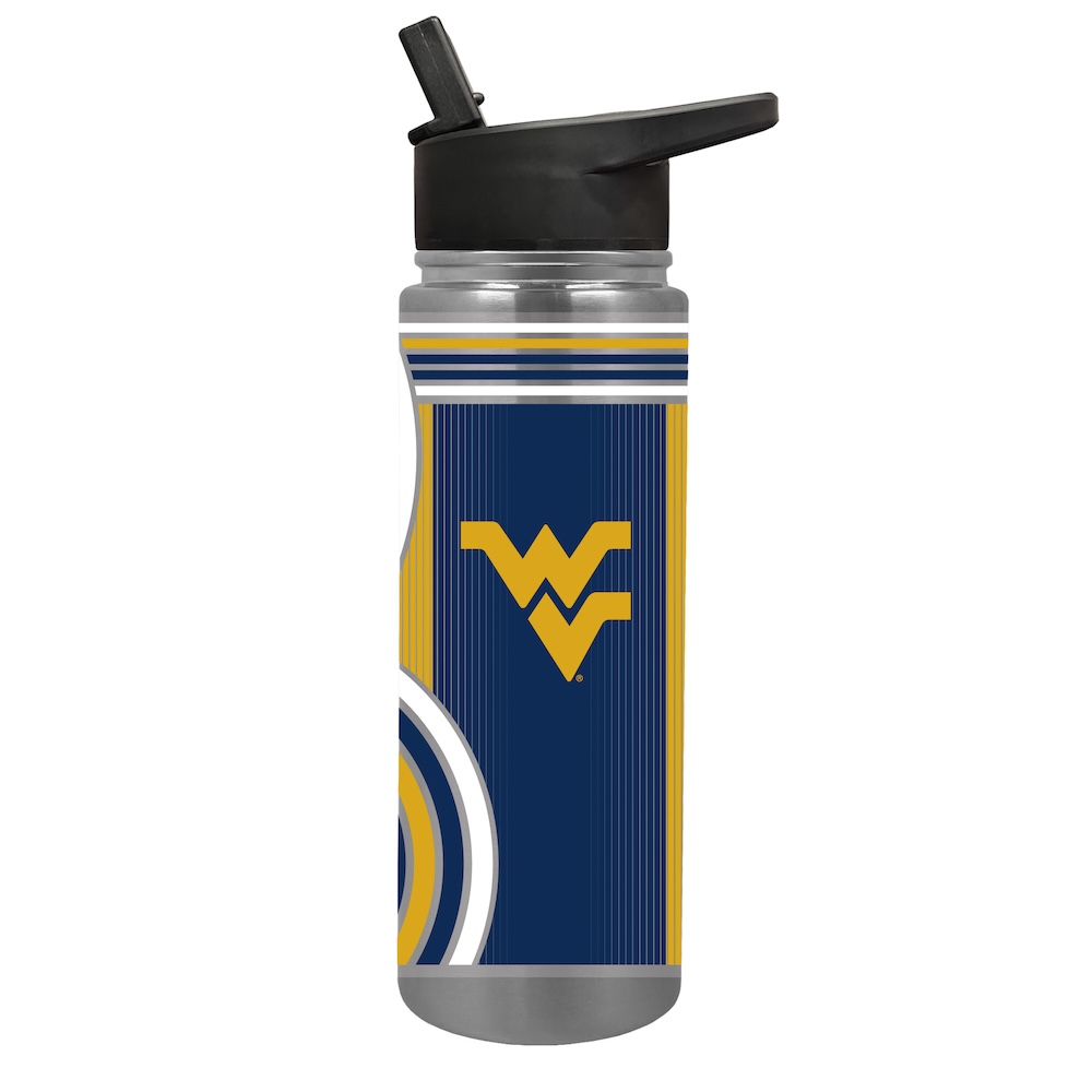 West Virginia Mountaineers COOL VIBES 24 oz Thirst Hydration Water Bottle