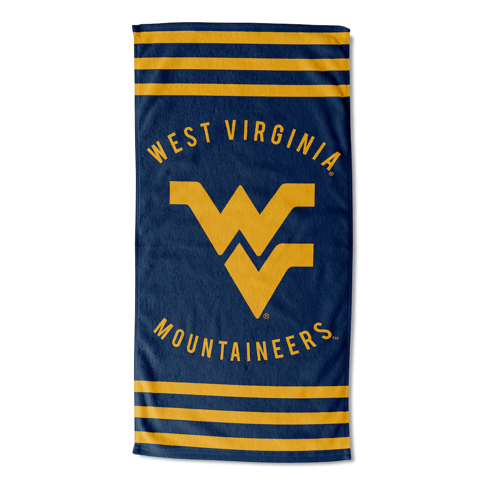 West Virginia Mountaineers Beach Towel