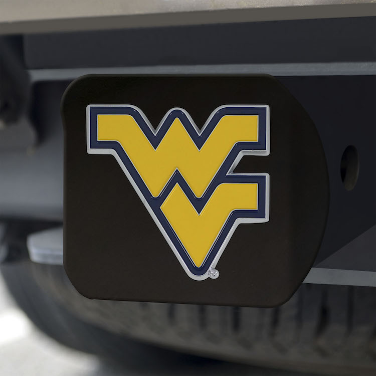 West Virginia Mountaineers Black and Color Trailer Hitch Cover