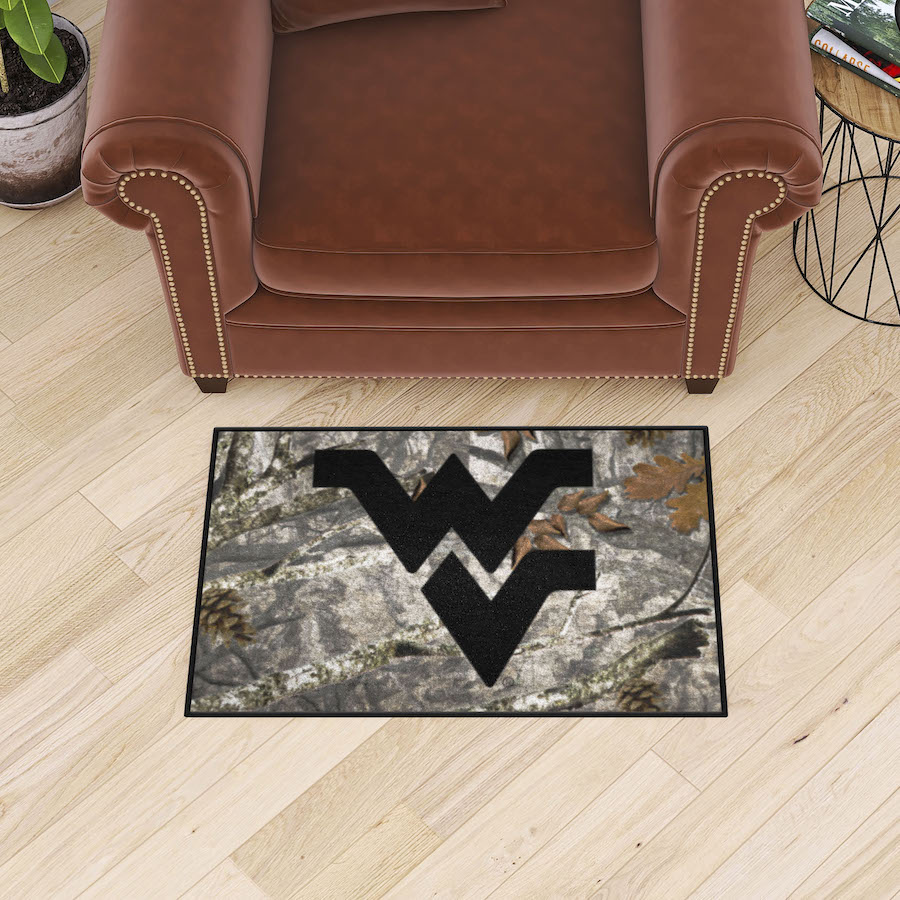West Virginia Mountaineers CAMO 20 x 30 Starter Floor Mat