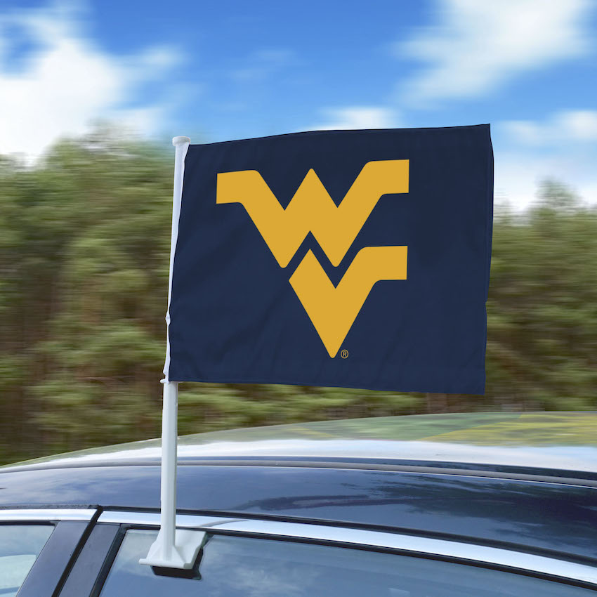West Virginia Mountaineers Car Flag