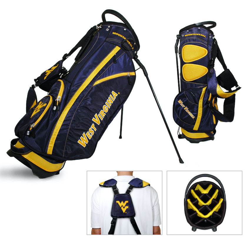 West Virginia Mountaineers Fairway Carry Stand Golf Bag