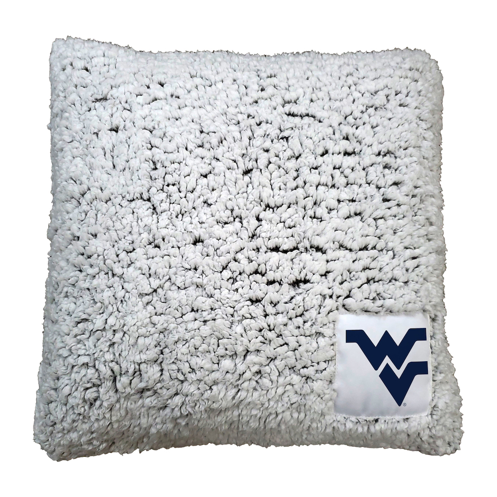 West Virginia Mountaineers Frosty Throw Pillow