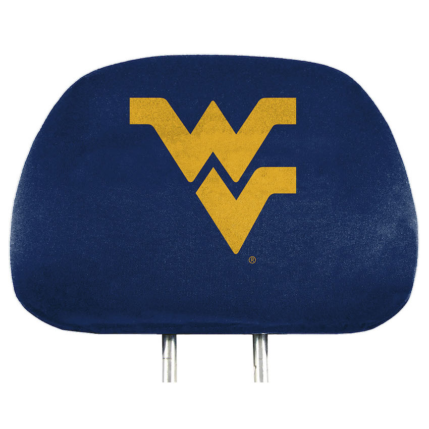 West Virginia Mountaineers Printed Head Rest Covers
