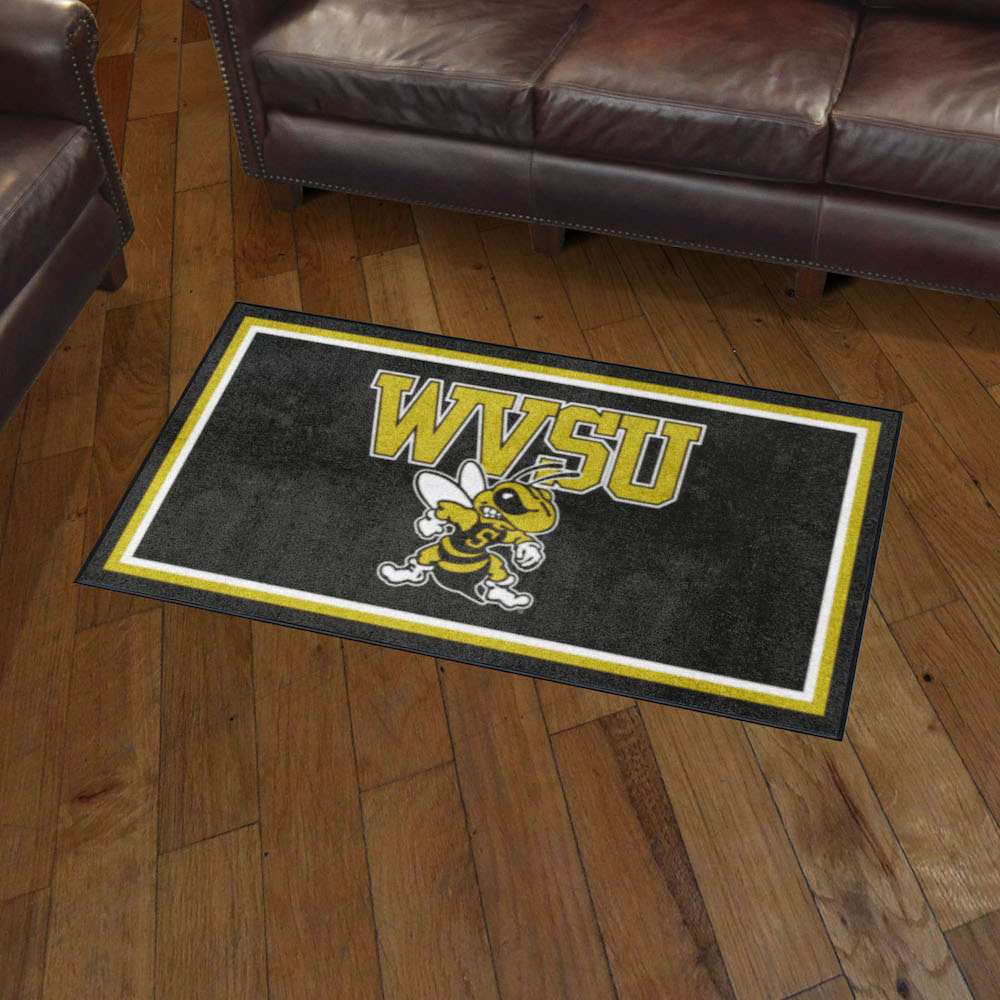 West Virginia State Yellow Jackets 3x5 Area Rug