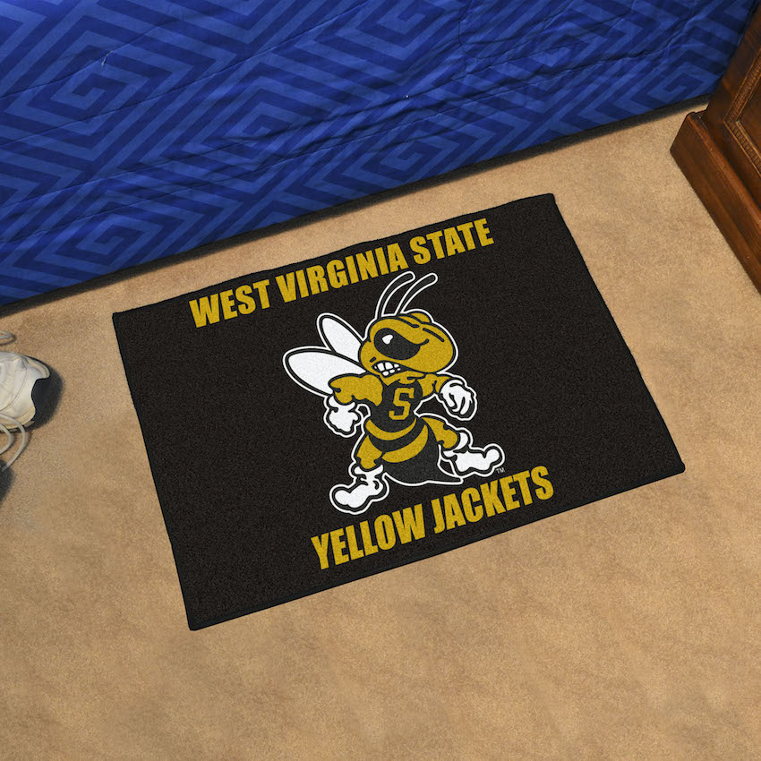 West Virginia State Yellow Jackets ALT LOGO 20 x 30 STARTER Floor Mat