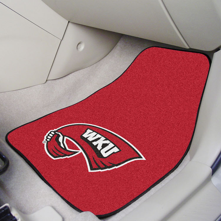 Western Kentucky Hilltoppers Car Floor Mats 18 x 27 Carpeted-Pair