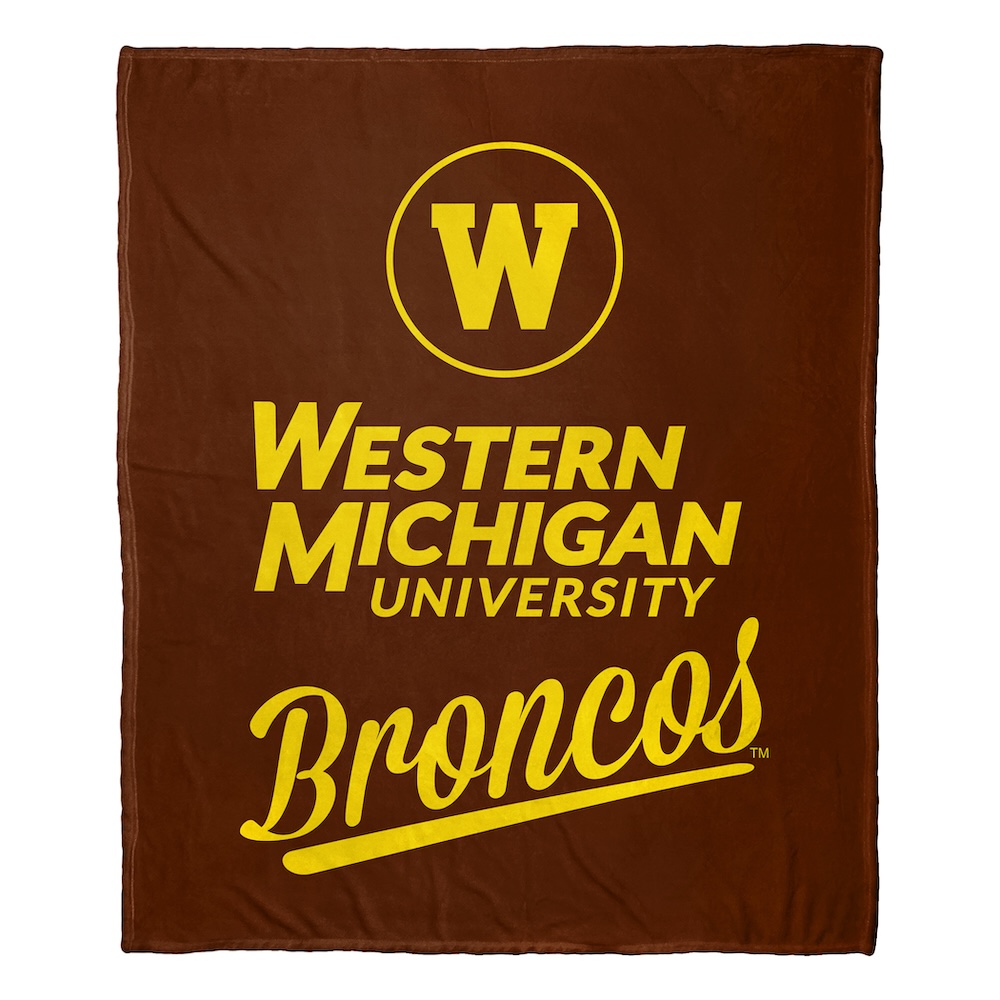 Western Michigan Broncos ALUMNI Silk Touch Throw Blanket 50 x 60 inch