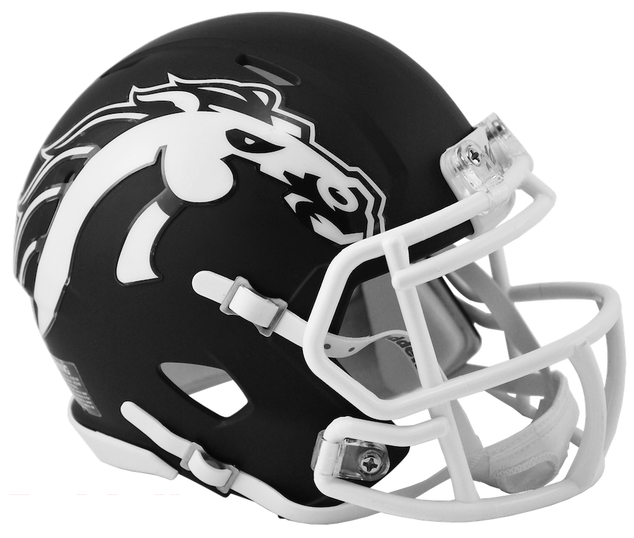Western Michigan Broncos NCAA Mini SPEED Helmet by Riddell - BROWN