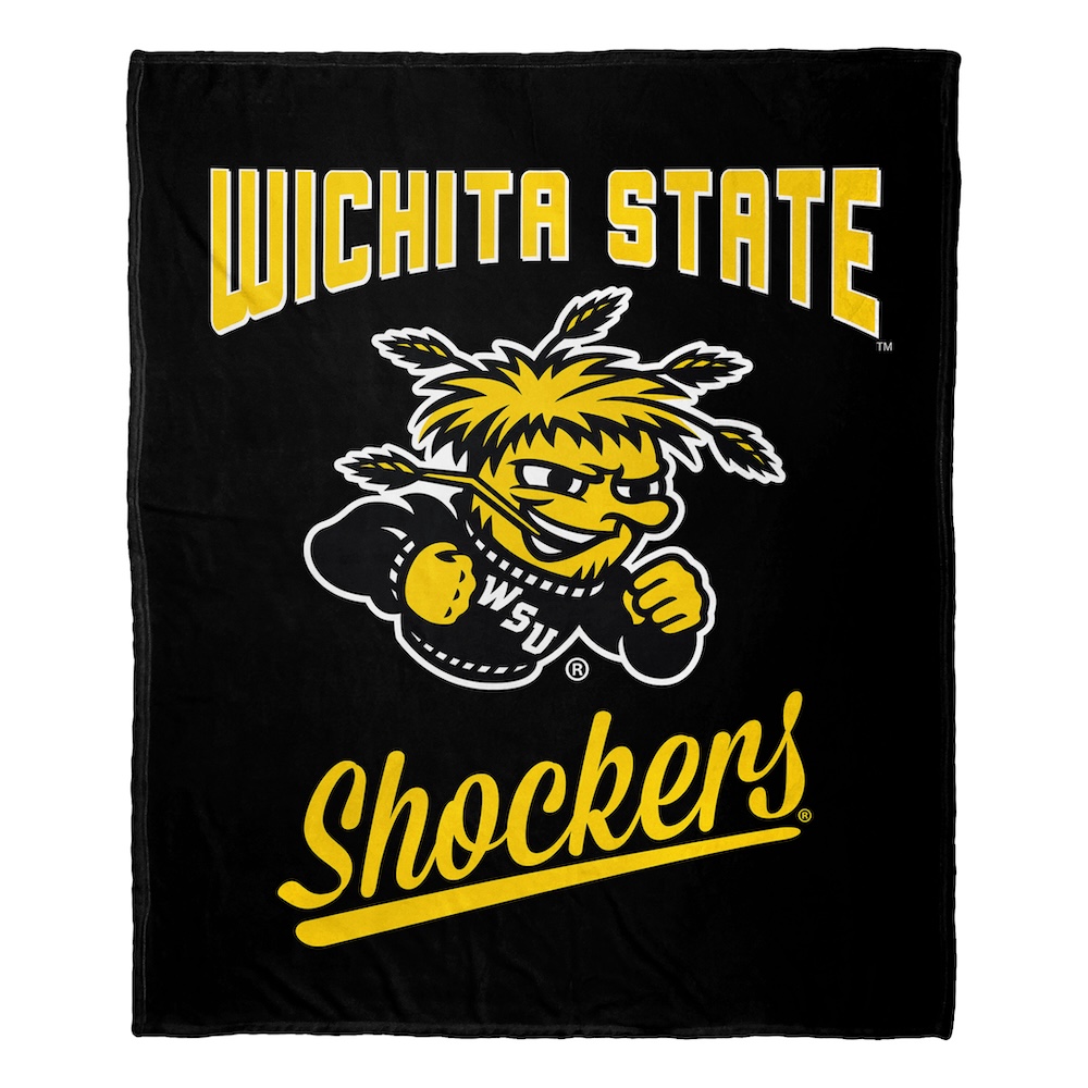 Wichita State Shockers ALUMNI Silk Touch Throw Blanket 50 x 60 inch