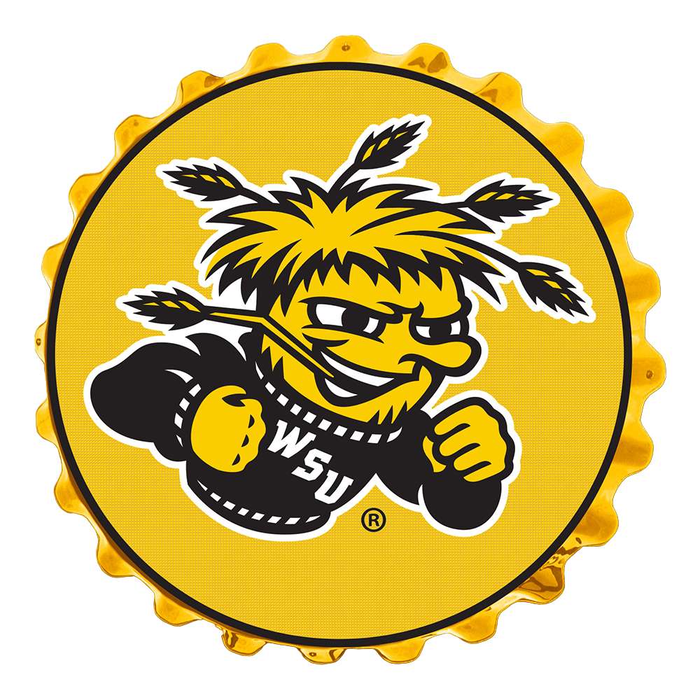 Wichita State Shockers Bottle Cap Wall Sign