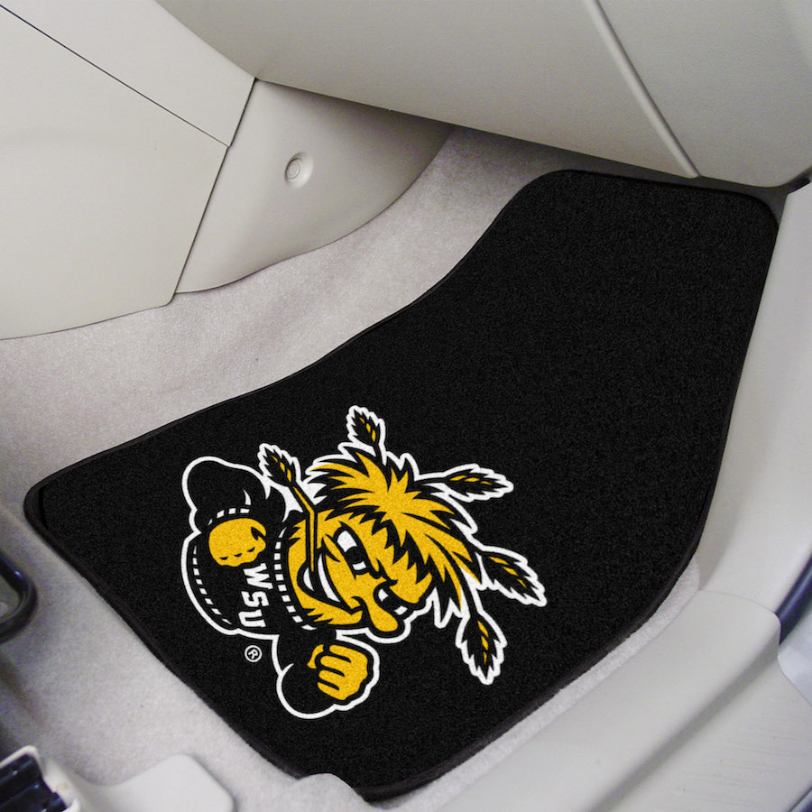 Wichita State Shockers Car Floor Mats 18 x 27 Carpeted-Pair