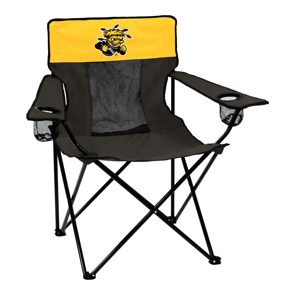 Wichita State Shockers ELITE logo folding camp style chair