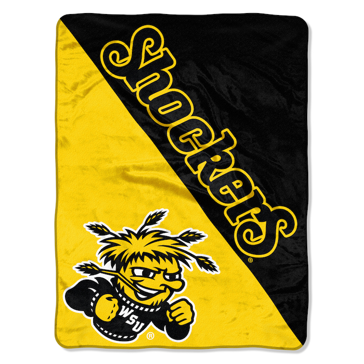 Wichita State Shockers Micro Raschel 50 x 60 Team Blanket