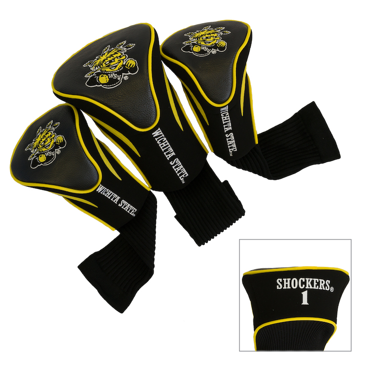 Wichita State Shockers 3 Pack Contour Headcovers