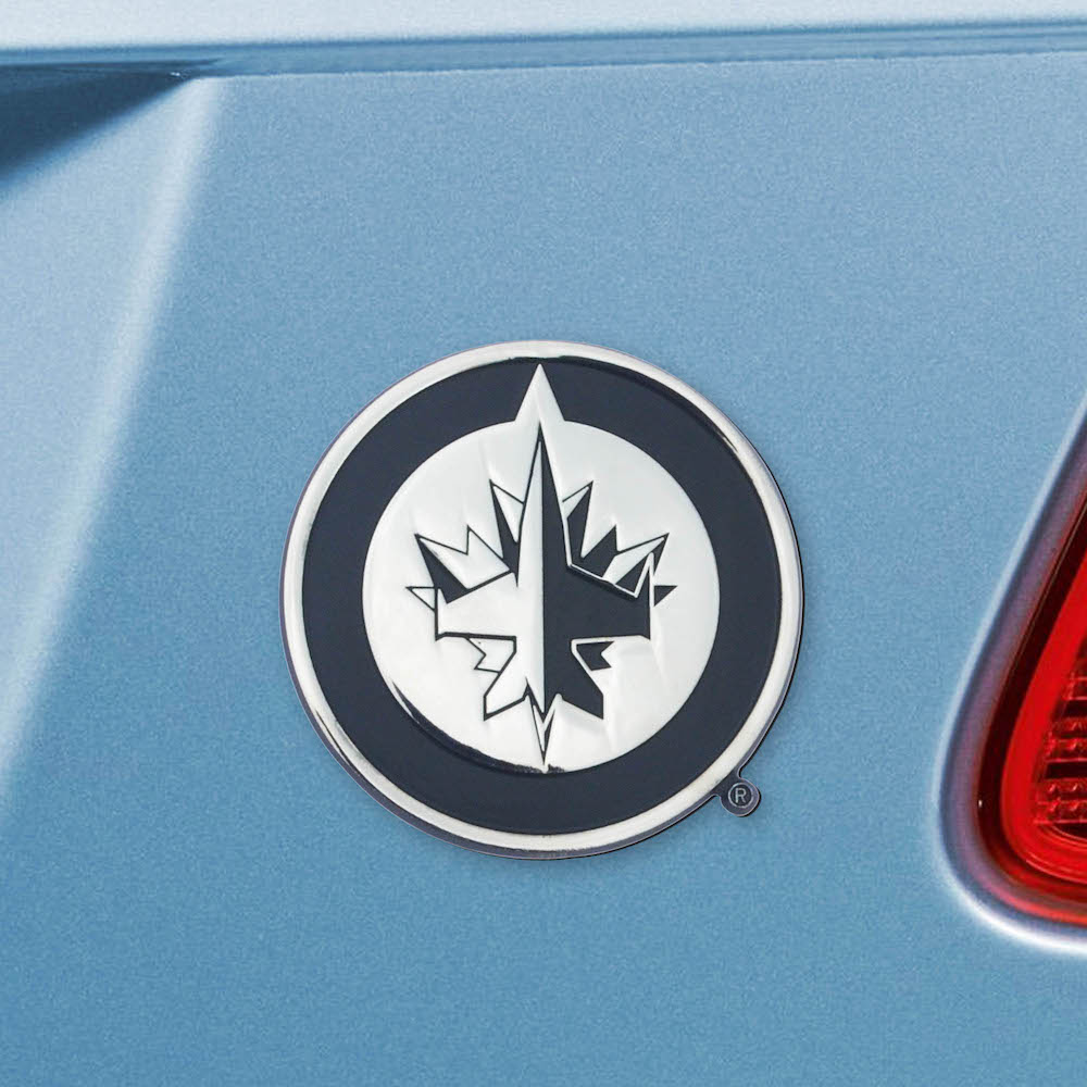 Winnipeg Jets Metal Auto Emblem