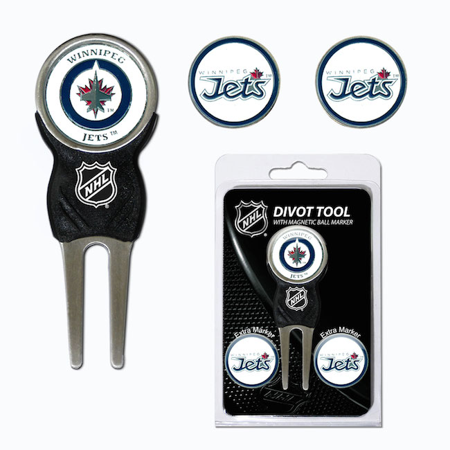 Winnipeg Jets 3 Marker Signature Divot Tool Pack