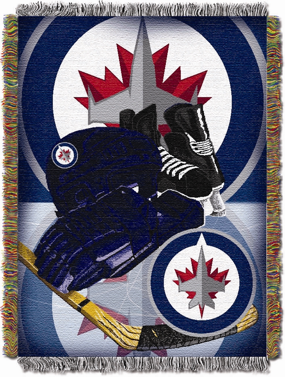 Winnipeg Jets Home Ice Advantage Series Tapestry Blanket 48 x 60