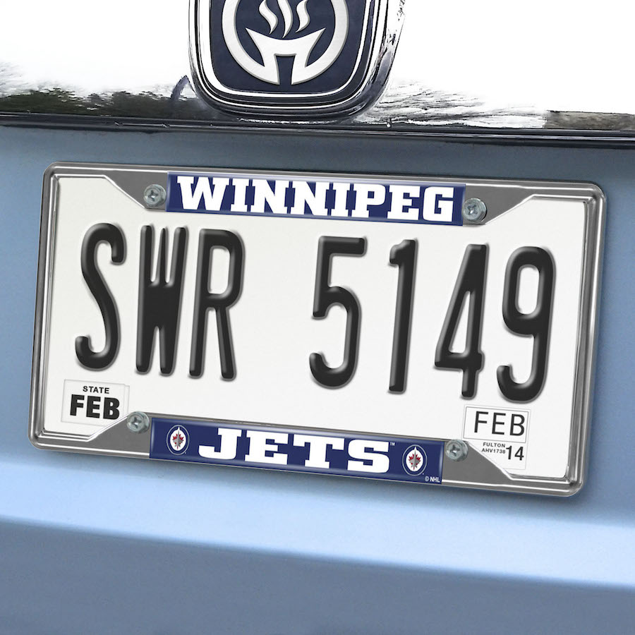Winnipeg Jets License Plate Frame