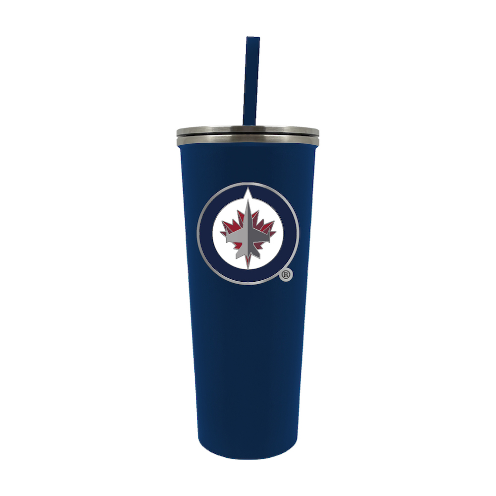 Winnipeg Jets 24 oz Team Color Skinny Tumbler