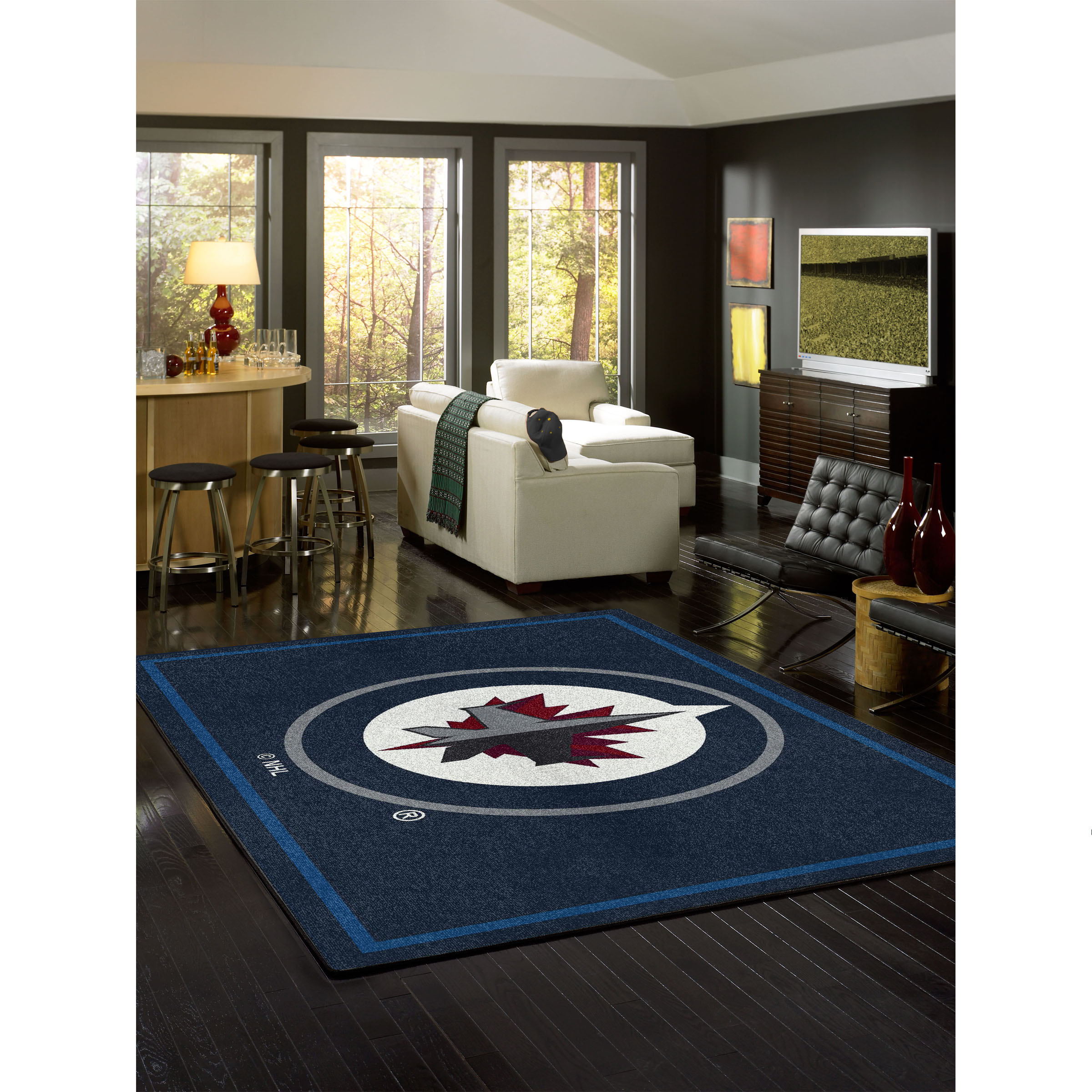 Winnipeg Jets 6 X 8 SPIRIT Rug