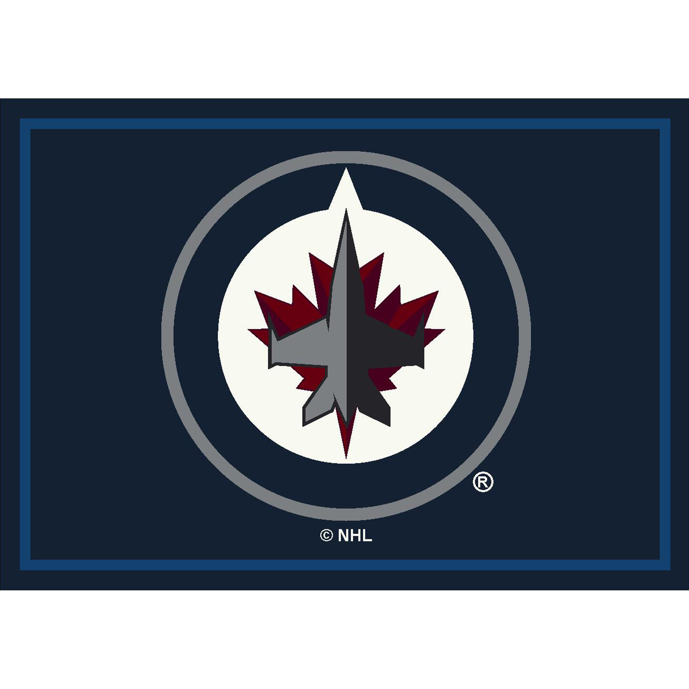 Winnipeg Jets 6 X 8 SPIRIT Rug