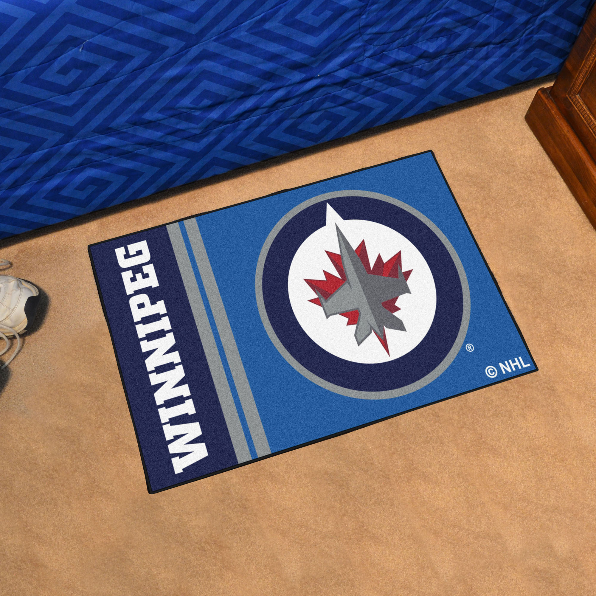 Winnipeg Jets 20 x 30 Uniform Inspired Starter Rug