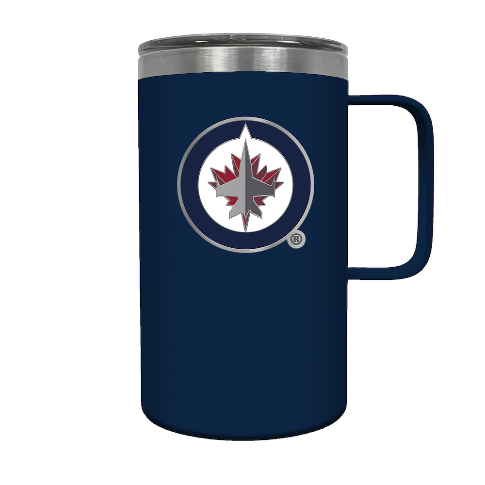 Winnipeg Jets 18 oz HUSTLE Travel Mug - Team Color