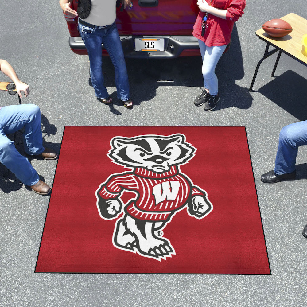 Wisconsin Badgers TAILGATER 60 x 72 Rug - 2nd Logo