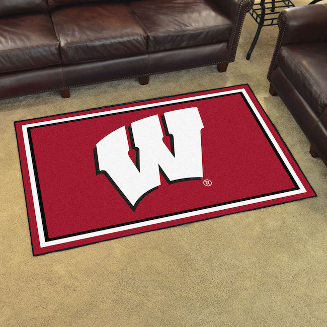 Wisconsin Badgers 4x6 Area Rug