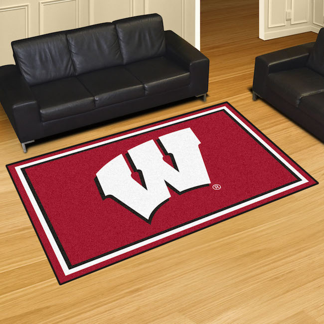 Wisconsin Badgers 5x8 Area Rug