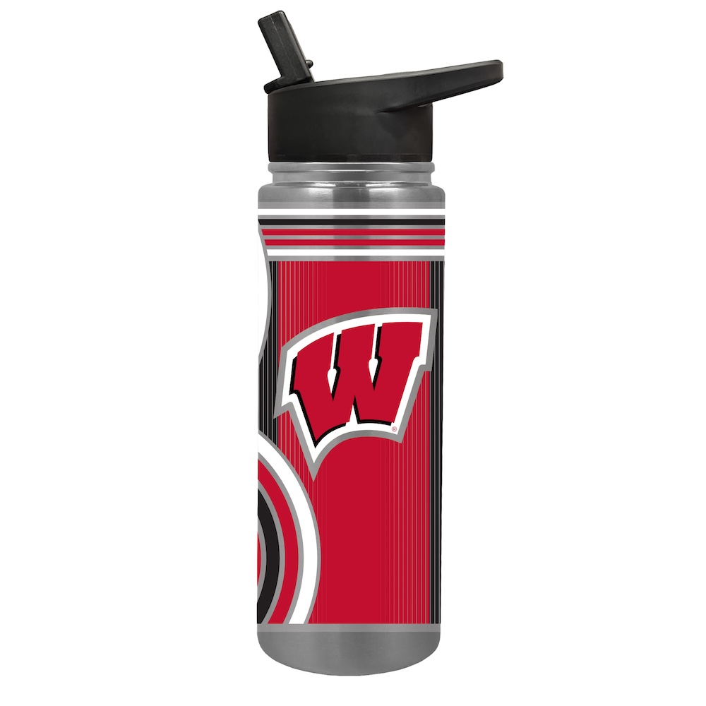 Wisconsin Badgers COOL VIBES 24 oz Thirst Hydration Water Bottle