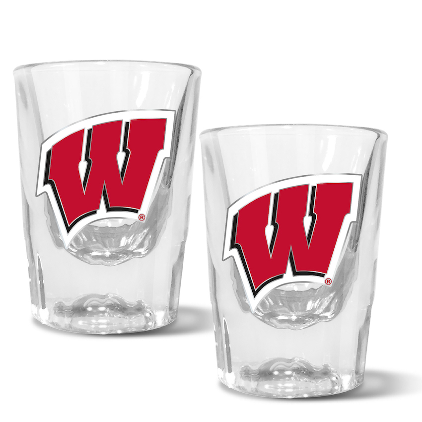 Wisconsin Badgers 2pc Prism Shot Set