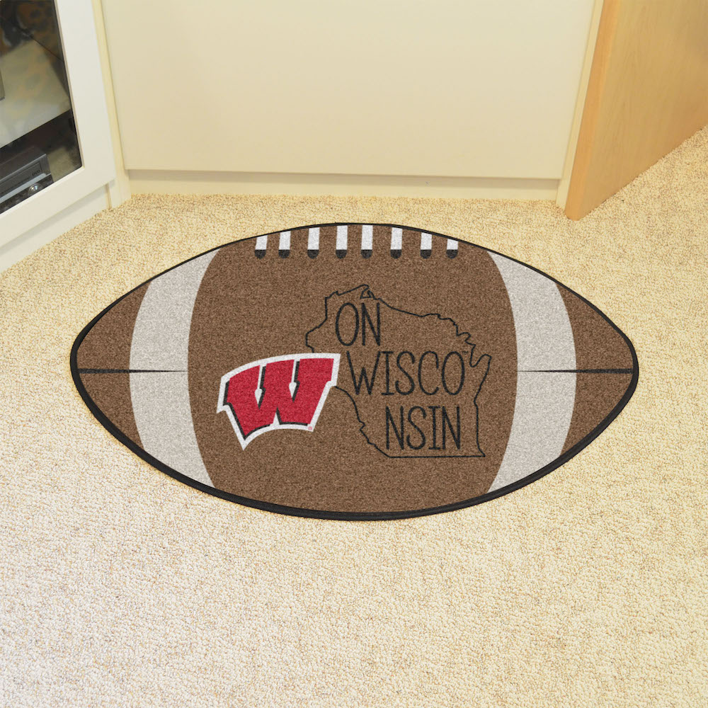 Wisconsin Badgers SOUTHERN STYLE 22 x 35 Football Mat