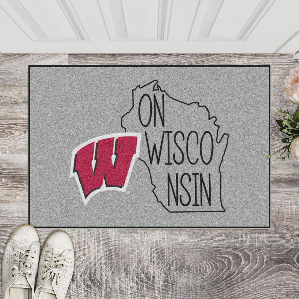 Wisconsin Badgers SOUTHERN STYLE 20 x 30 STARTER Floor Mat