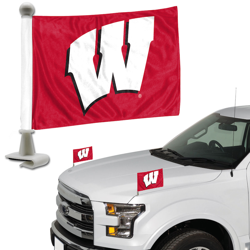 Wisconsin Badgers Ambassador Car Flags