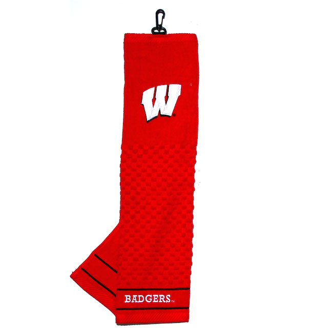 Wisconsin Badgers Embroidered Golf Towel