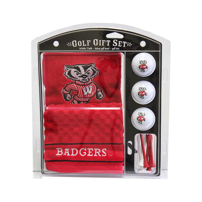 Wisconsin Badgers Premium Golf Gift Set