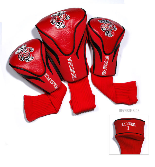 Wisconsin Badgers 3 Pack Contour Headcovers