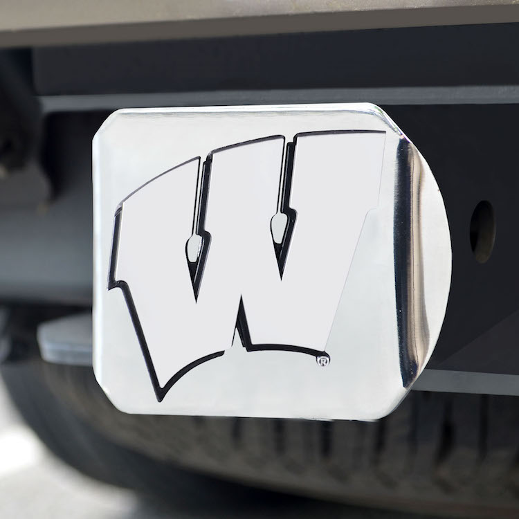 Wisconsin Badgers Trailer Hitch Cover