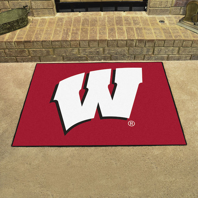 Wisconsin Badgers LOGO ALL STAR 34 x 45 Floor Mat