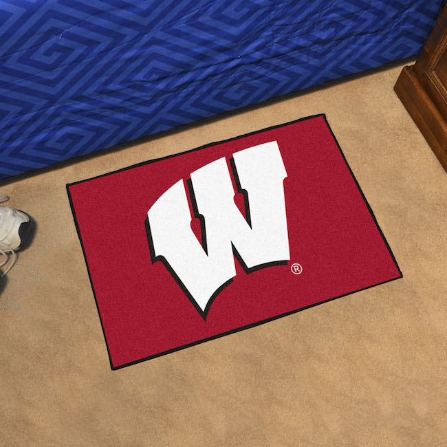 Wisconsin Badgers LOGO 20 x 30 STARTER Floor Mat